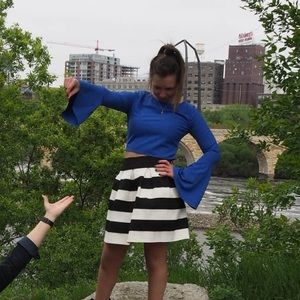 🦃 2/$30 Monochrome Bubble Skirt